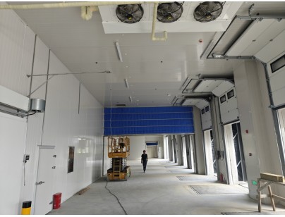 四川眉山35000立方米食品儲藏加工配套冷鏈物流冷庫建造工程