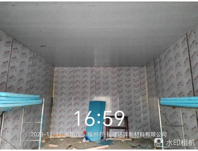 福建環洋新材料105m3化工防爆冷庫建造工程案例