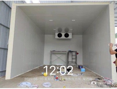 四川桑枝食用菌現代農業園區氣調保鮮冷庫工程建造案例